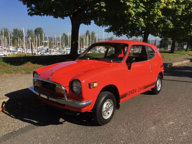 1972 HONDA Z600 COUPE FRAME ON RESTORED 62,000 miles 1972 Honda Civic Z600