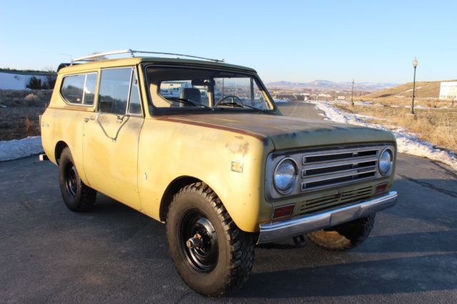1972 International harvesester scout- Rust Free 1972 International Harvester Scout