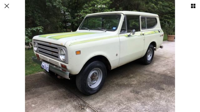 1972 International Scout II AIR CONDITIONED ROCK SOLID SURVIVOR 1972 International Harvester Scout BLAZER BRONCO JEEP