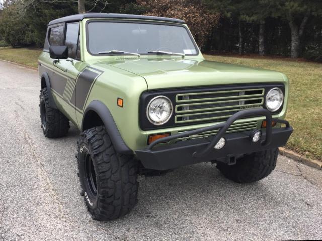 1972 International Scout II Convertible 50478 Miles Green SUV Manual 1972 International Harvester Scout