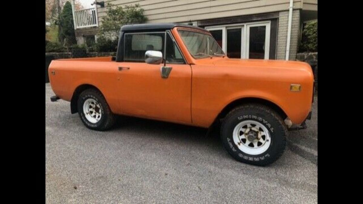 1972 International Scout II half cab. 1972 International Harvester Scout