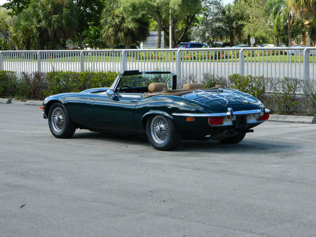 1972 Jaguar E-Type XKE V-12 ROADSTER E-TYPE BRITISH RACING GREEN - photo 2