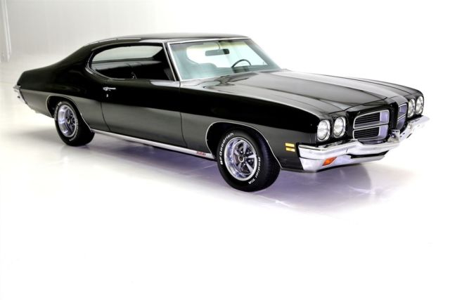 1972 Pontiac Le Mans Jet Black 350, Auto A/C Buckets - photo 3