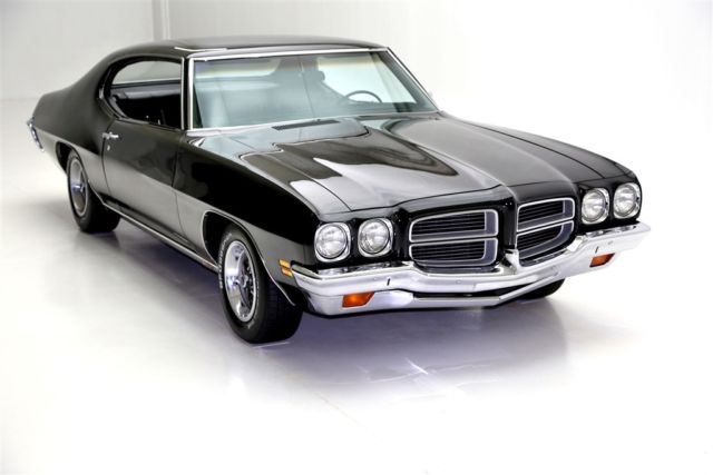 1972 Pontiac Le Mans Jet Black 350, Auto A/C Buckets - photo 5