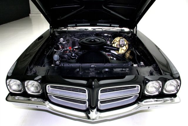 1972 Pontiac Le Mans Jet Black 350, Auto A/C Buckets - photo 7