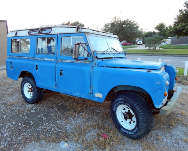 1972 Land Rover Series III 3 109 Station Wagon RHD 2.25 Petrol Defender 1972 Land Rover Defender 109 Station Wagon