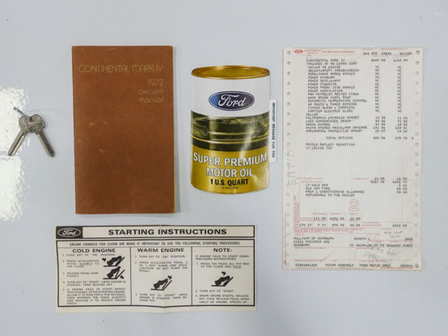 1972 Lincoln Continental Mark IV - photo 12