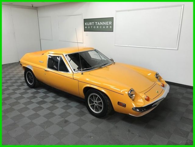1972 LOTUS EUROPA TWIN CAM, BIG VALVE. 4-SPEED. ALLOYS. DRIVER. 46,717 MILES. 1972 Lotus Europa Twin Cam Big Valve