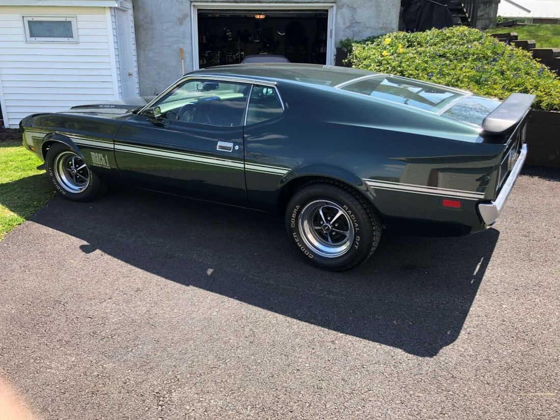 1972 Mach 1 Mustang Q Code 351 Cleveland Cobra Jet Numbers Matching 1972 Ford Mustang