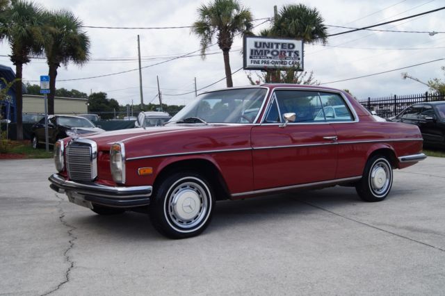 1972 Mercedes 250C W114 Euro Model 4-speed manual 1972 Mercedes-Benz 200-Series 250c