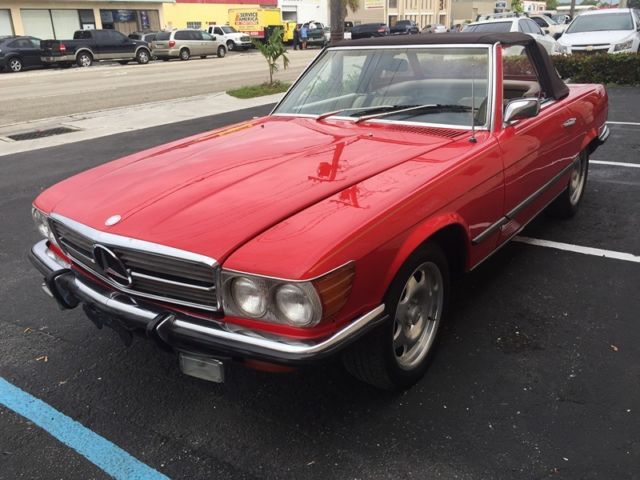1972 Mercedes 350 SL First Year SL V8 Colectors Edition Both Tops New Soft Top 1972 Mercedes-Benz SL-Class SL 350