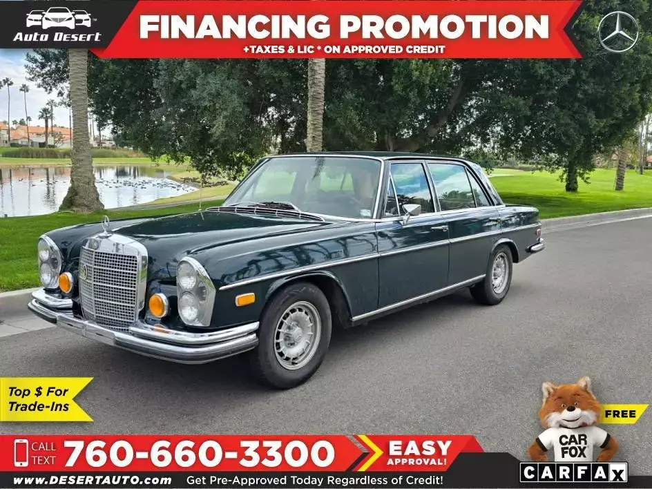 1972 Mercedes-Benz 280 SEL, Green with 84,963 Miles available now! 1972 Mercedes-Benz 200-Series