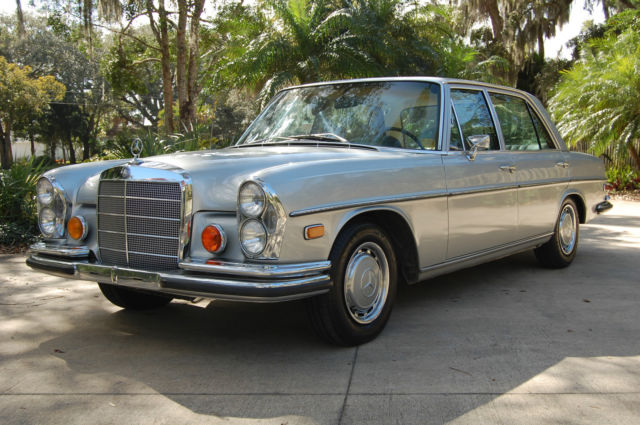 1972 Mercedes Benz 280sel 4.5 1 Owner 180G Silver Solid New Mexico Survivor 1972 Mercedes-Benz 200-Series