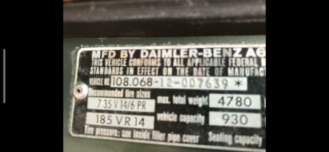 1972 Mercedes-Benz 200-Series CLEAN TITLE / 62,000 Miles - photo 12