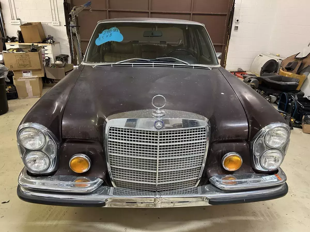 1972 Mercedes-Benz 280SEL Sedan Brown 1972 Mercedes-Benz 280SEL