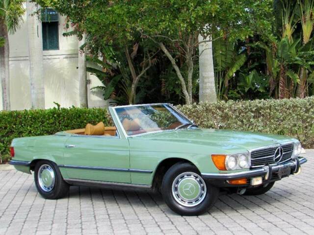 1972 Mercedes-Benz 350SL Roadster Convertible Reed Green RARE Both Tops 1972 Mercedes-Benz SL-Class 350SL
