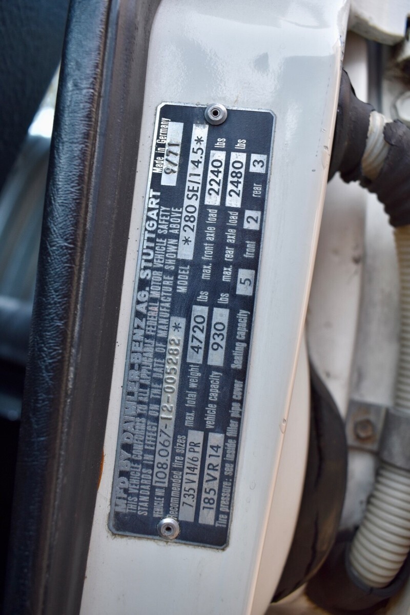 1972 Mercedes-Benz 280SE - photo 10