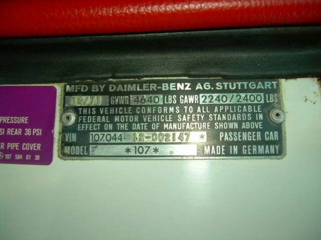 1972 Mercedes-Benz SL-Class - photo 3