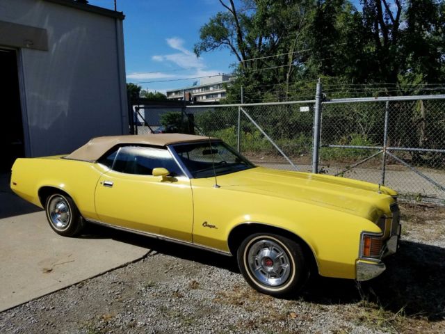 1972 Mercury Cougar XR7 Convertible 1972 Mercury Cougar