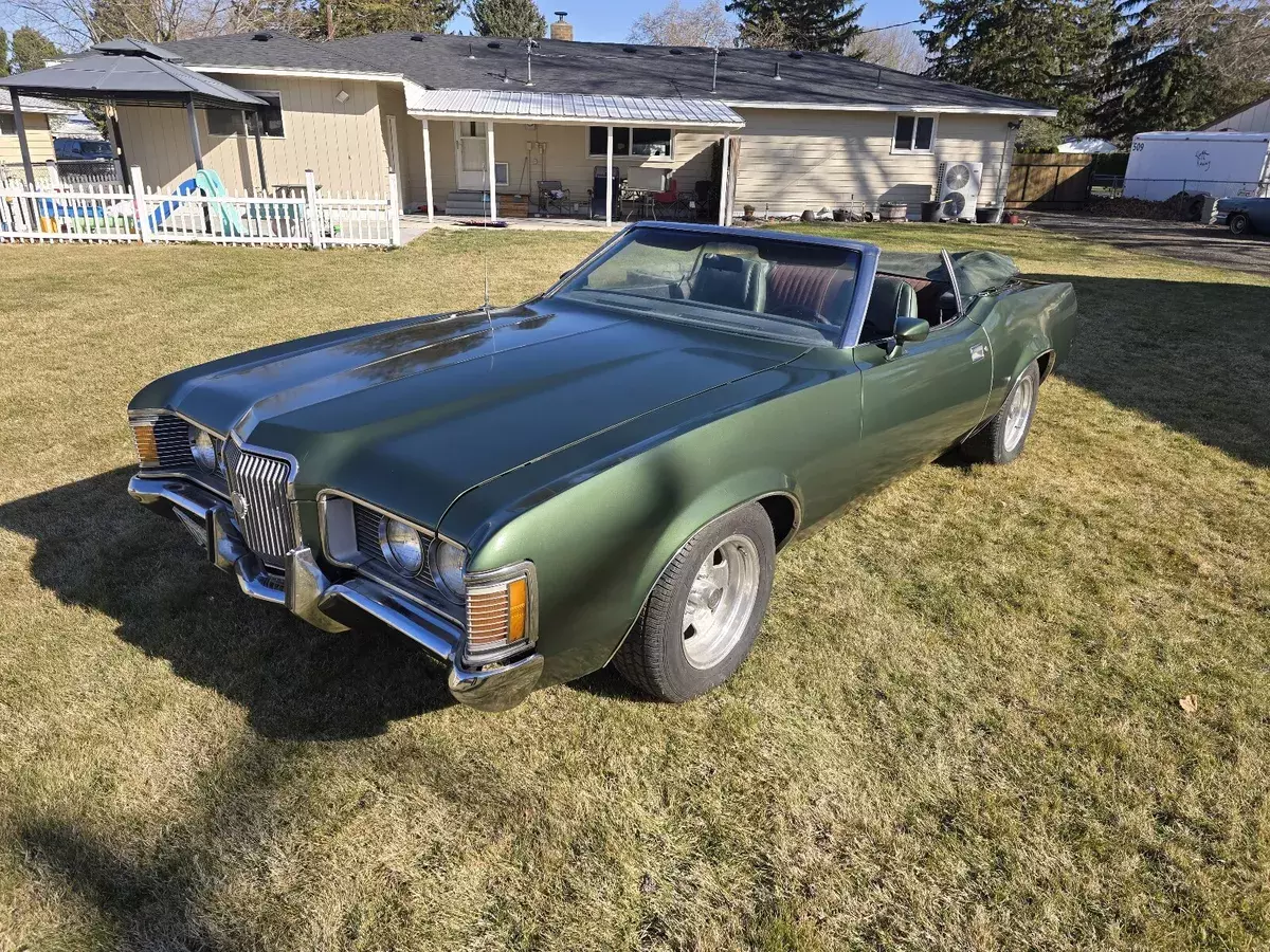 1972 Mercury Cougar XR7 Convertible Green XR7 1972 Mercury Cougar XR7