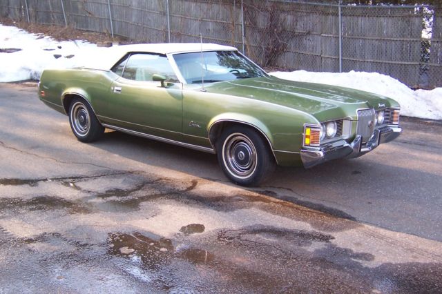 1972 Mercury Cougar XR7 Convertible ONE owner, loaded california car 1972 Mercury Cougar