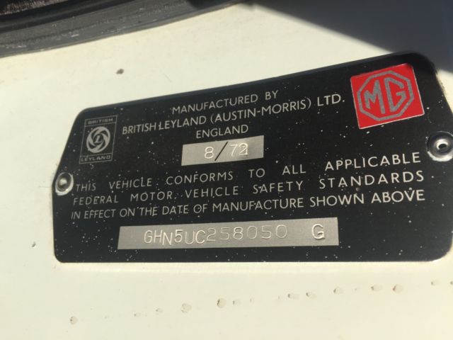 1972 MG MGB - photo 9