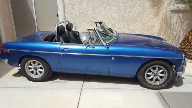 1972 MGB Convertible 6000M on rebuilt Engine after market exhaust and wheels 1972 MG MGB