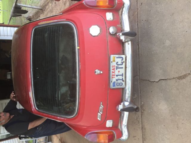 1972 MG MGB Red - photo 4