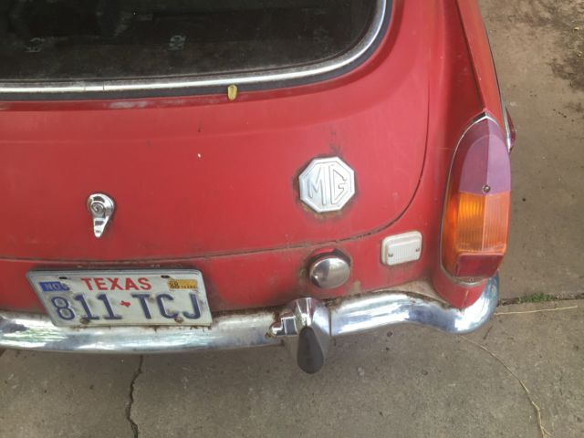 1972 MG MGB Red - photo 5