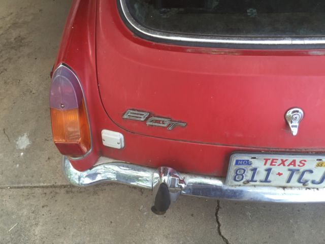 1972 MG MGB Red - photo 6