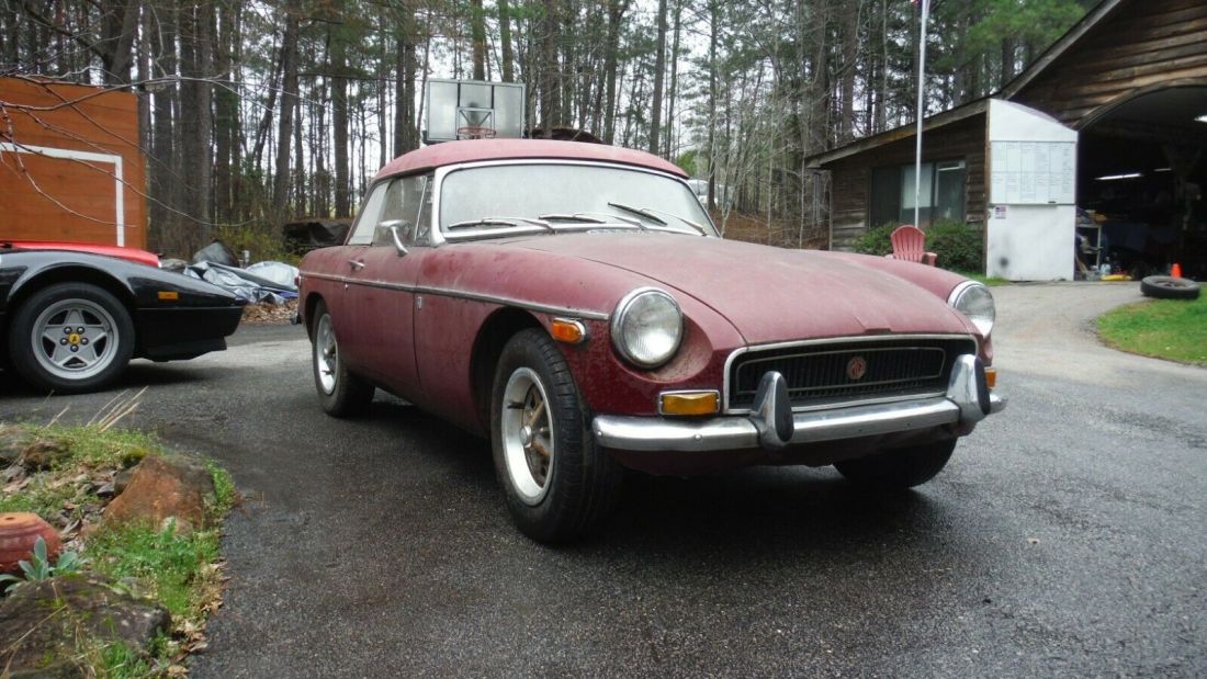 1972 MGB Restoration Candidate Southern Car Originally Aqua Very SOLID w/Title 1972 MG MGB