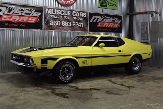 1972 Ford Mustang 1972 Mustang Mach 1, Decor Interior, 351C, Auto, Power Disc Brake - photo 3