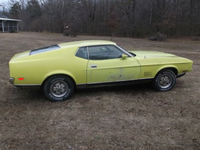 1972 MUSTANG MACH 1 Q CODE 351C 4V A/T-PDB-PS-AC-MATCHING NUMBERS DRIVETRAIN CAR 1972 Ford Mustang MACH