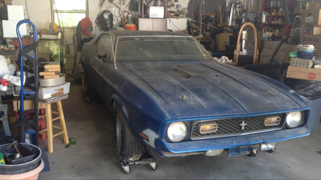 1972 MUSTANG MACH 1 #S MATCHING 18 YRS!! GARAGE FIND!! 1972 Ford Mustang