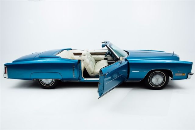1972 Cadillac Eldorado New Blue Paint & White Interior - photo 11