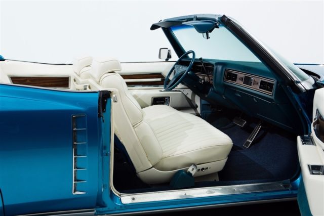 1972 Cadillac Eldorado New Blue Paint & White Interior - photo 12