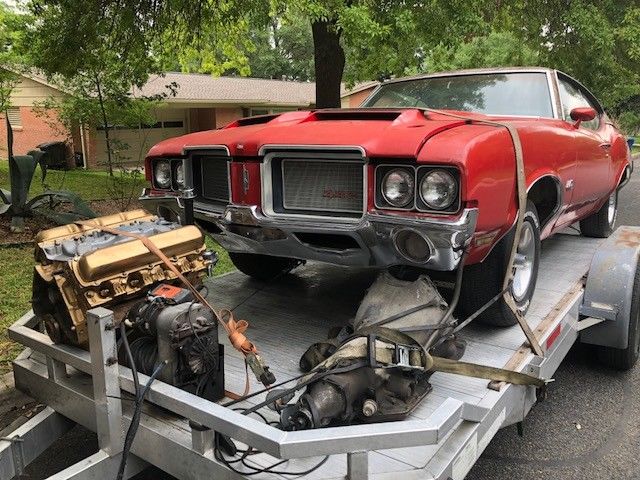 1972 OLDSMOBILE 442, SPORTS COUPE FAST BACK, VERY ORIGINAL SURVIVOR, TEXAS! 1972 Oldsmobile 442