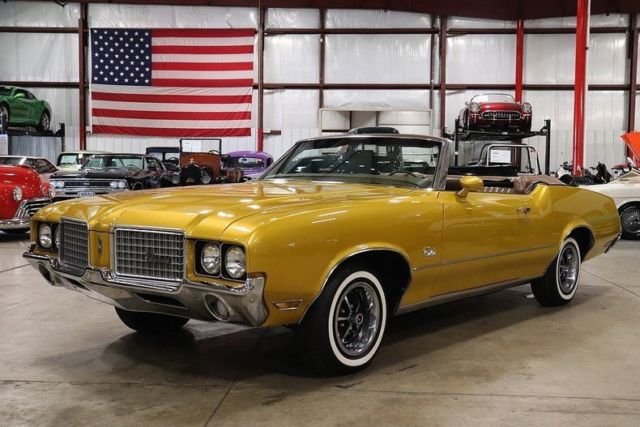 1972 Oldsmobile Cutlass 11411 Miles Saturn Gold Poly Convertible 350cid V8 Auto 1972 Oldsmobile Cutlass --