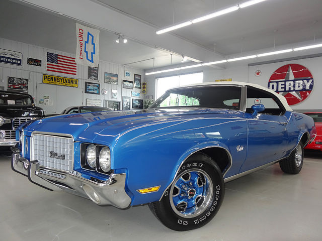 1972 Oldsmobile Cutlass Convertible Air-Conditioning AC Auto Loaded with Options 1972 Oldsmobile Cutlass All Pwr Opts