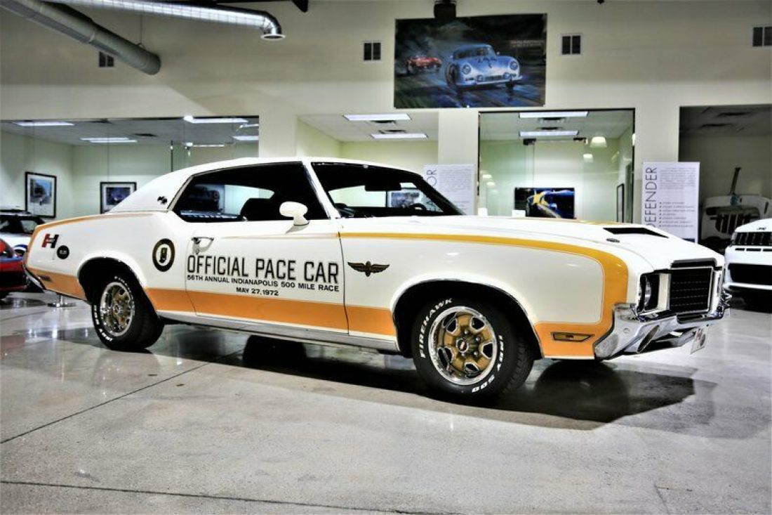 1972 Oldsmobile Cutlass INDY 500 PACE CAR 82868 Miles White Coupe 455 V8 3 Speed 1972 Oldsmobile Cutlass INDY 500 PACE CAR