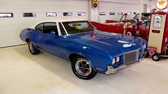 1972 Oldsmobile Cutlass S 1 Viking Blue 2 Door Hard Top 350 Manual 4-Speed 1972 Oldsmobile Cutlass S
