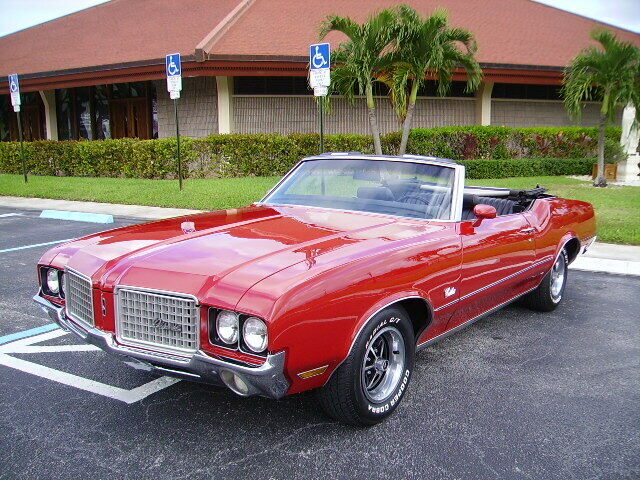 1972 OLDSMOBILE CUTLASS SUPREME CONVERTIBLE W/ FACTORY A/C, PW, PDB, PS,P-TOP, 1972 Oldsmobile Cutlass SUPREME
