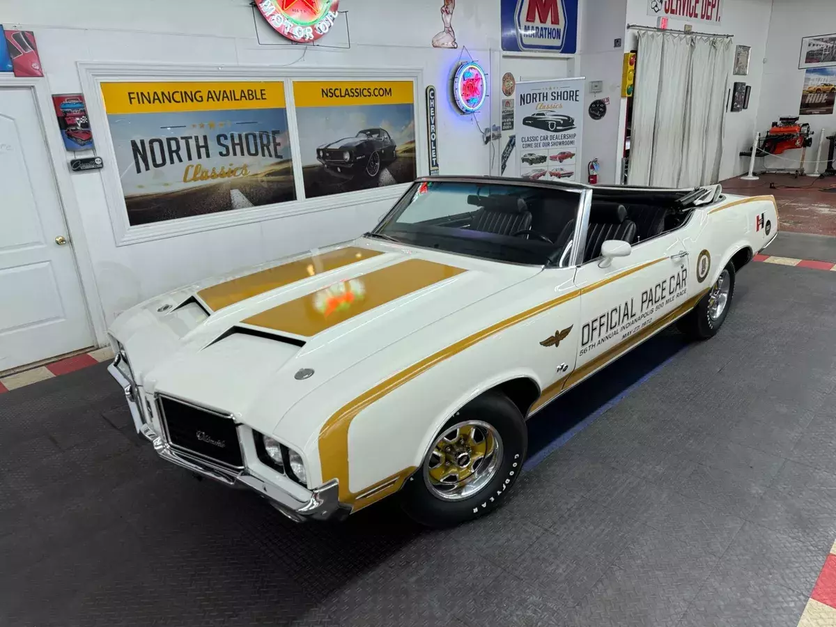 1972 Oldsmobile Cutlass, White with 75,198 Miles available now! 1972 Oldsmobile Cutlass - HURST OLDS CONVERTIBLE - PACE CAR REPLICA - SEE