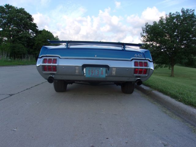 1972 Oldsmobile 442 Viking Blue W-30 Convertible - photo 11