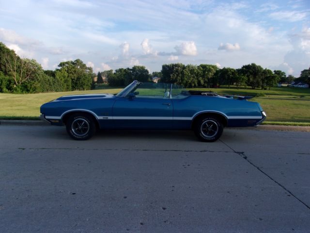 1972 Oldsmobile 442 Viking Blue W-30 Convertible - photo 5