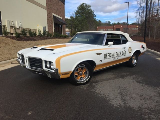 1972 Oldsmobile Hurst Olds Indy Pace Car Convertible 130 built rare 442 1972 Oldsmobile HURST-OLDS