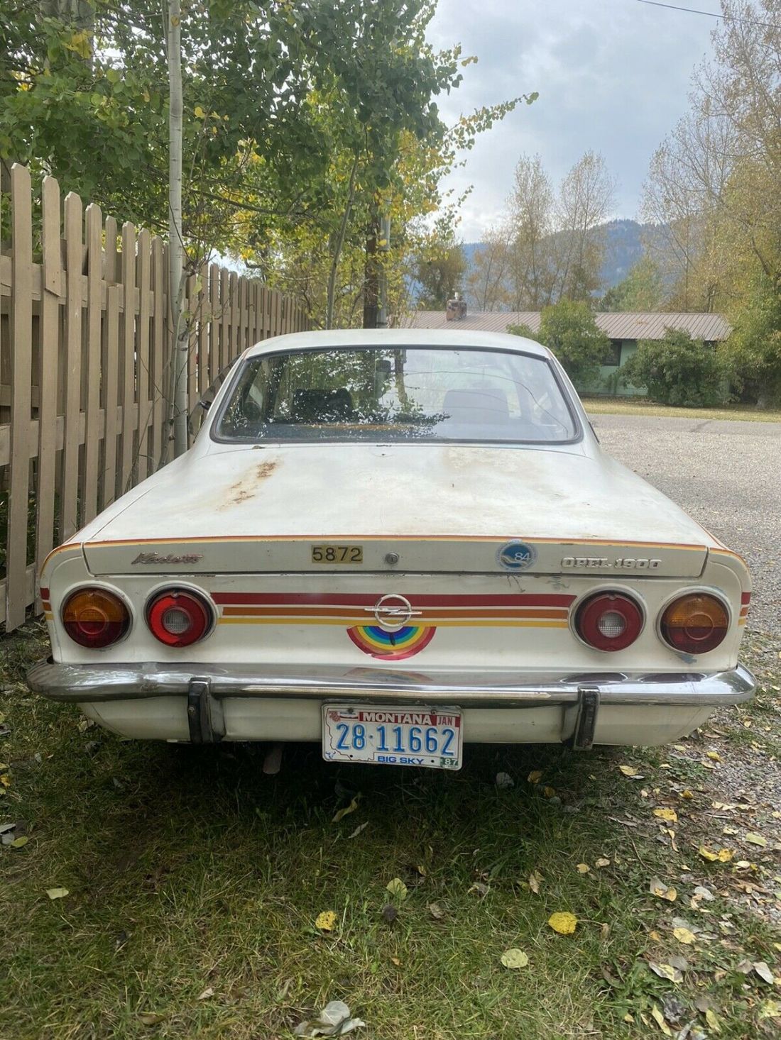 1972 Opel Manta groovy 70s pinstripe tape - photo 2