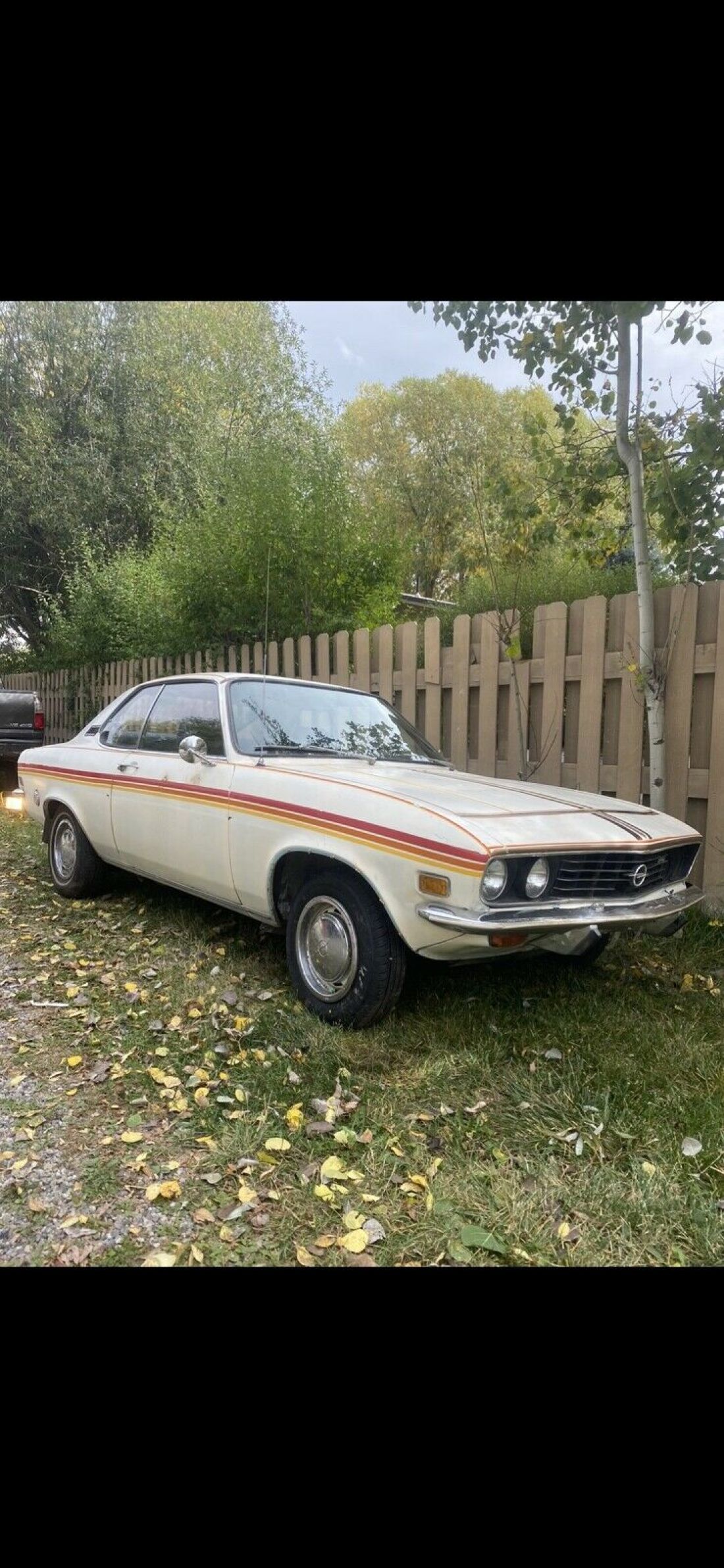 1972 Opel Manta groovy 70s pinstripe tape - photo 3