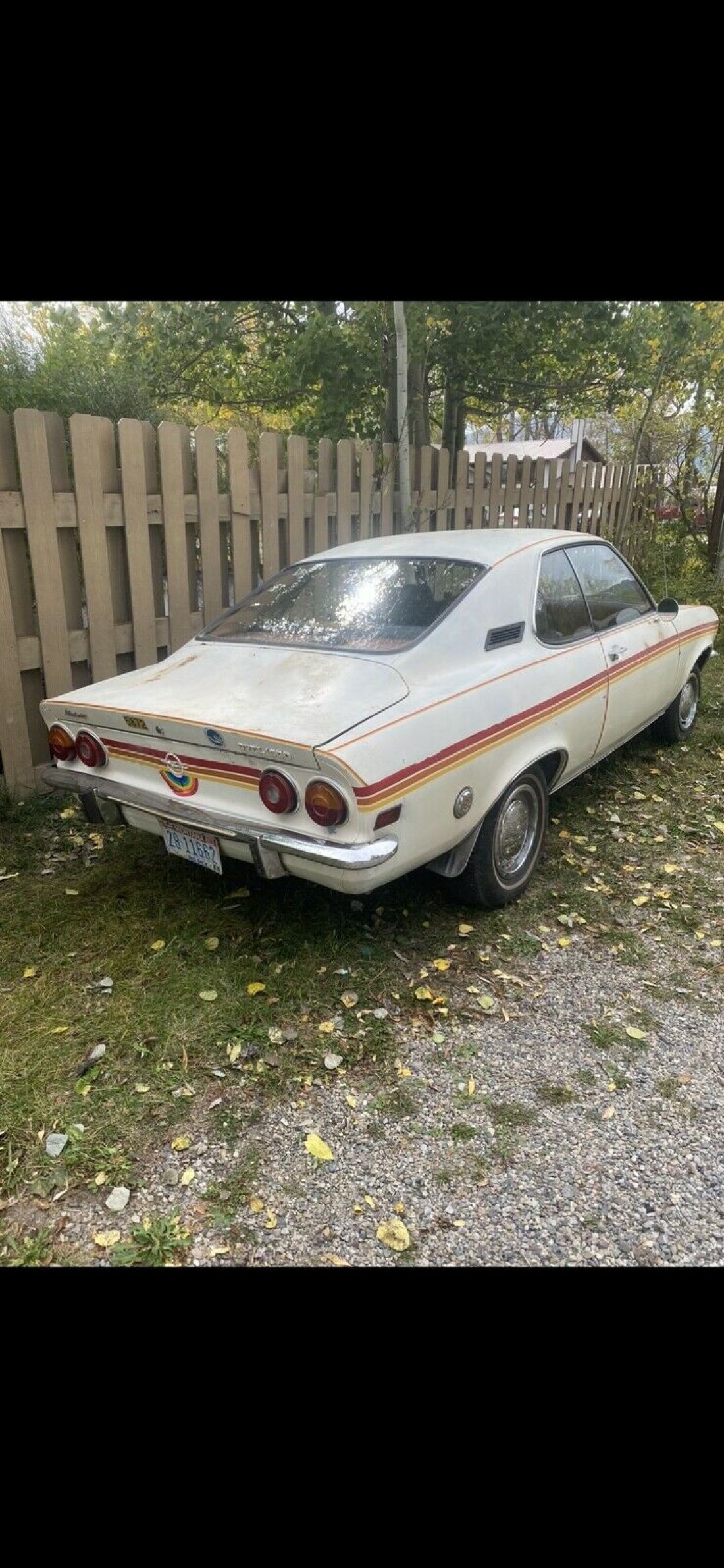 1972 Opel Manta groovy 70s pinstripe tape - photo 5