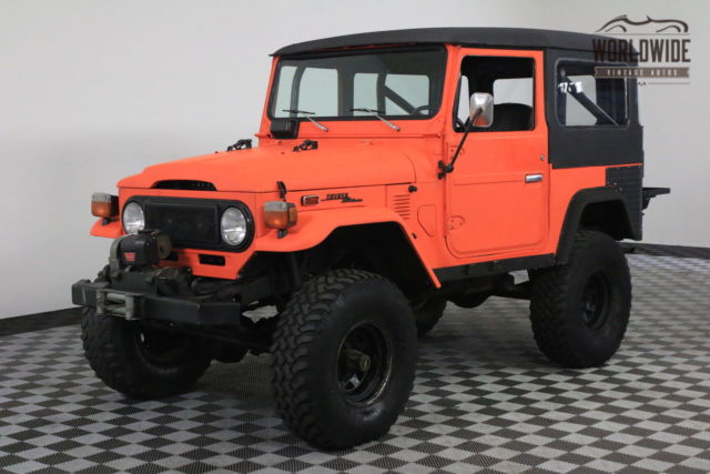1972 Orange BUILT TO GO ANYWHERE V8 DISC PS! 1972 Toyota Land Cruiser BUILT TO GO ANYWHERE V8 DISC PS